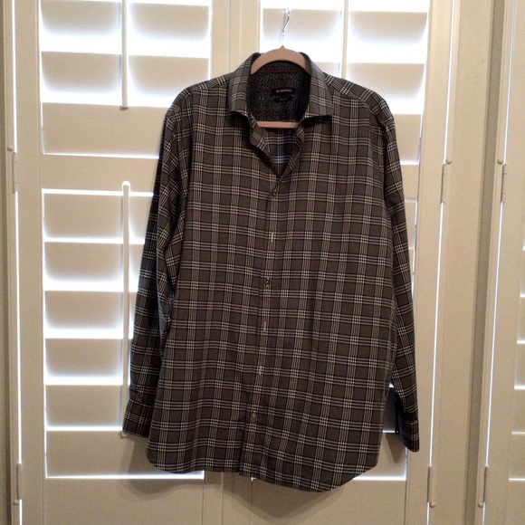 Men’s Bugatchi Button Shirt - Picture 1 of 2